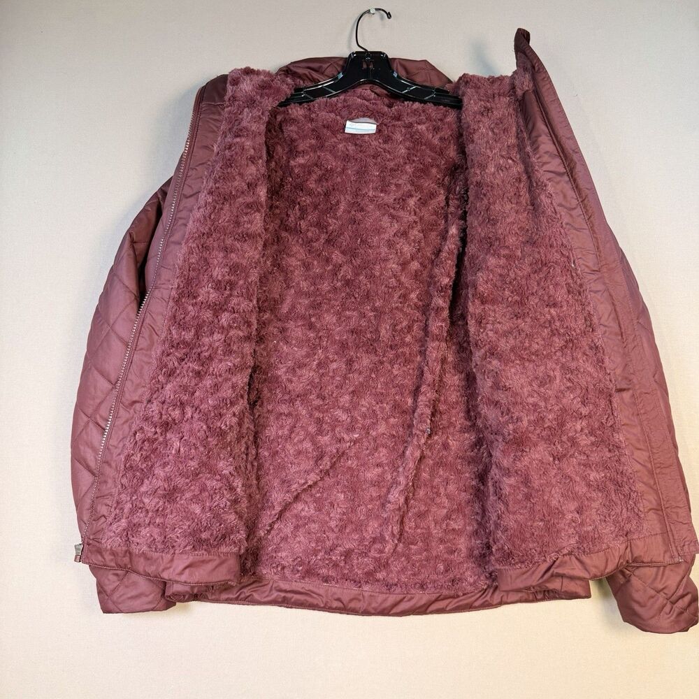 Columbia Women’s Copper Crest II Hooded Jacket X-Large Purple/Maroon - Picture 3 of 14